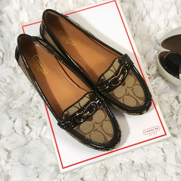 Coach Shoes - Coach Women's Fortunata Jacquard Loafers-Size 61/2